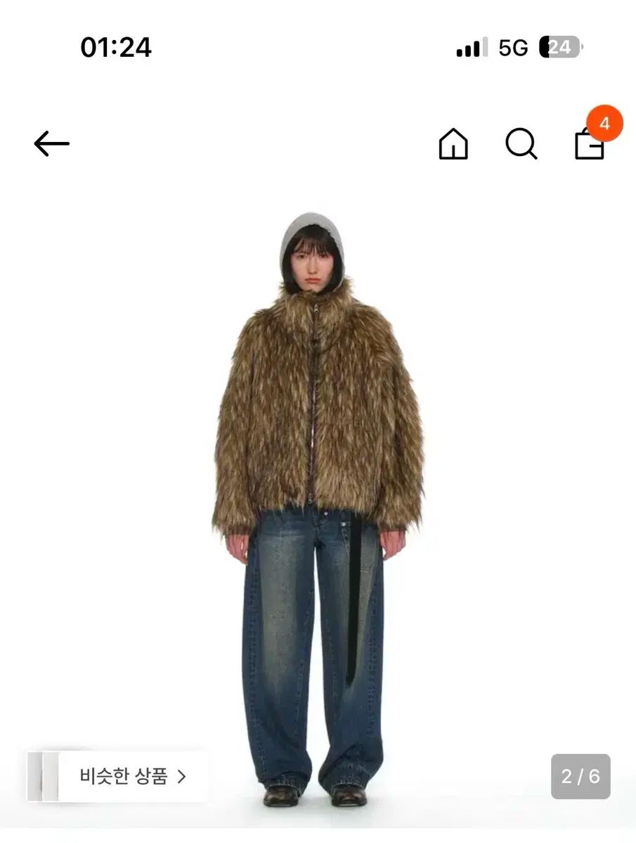 PARTIMENTO ウィメンズ _HIGH NECK FUR ZIP-UP JACKET_MI