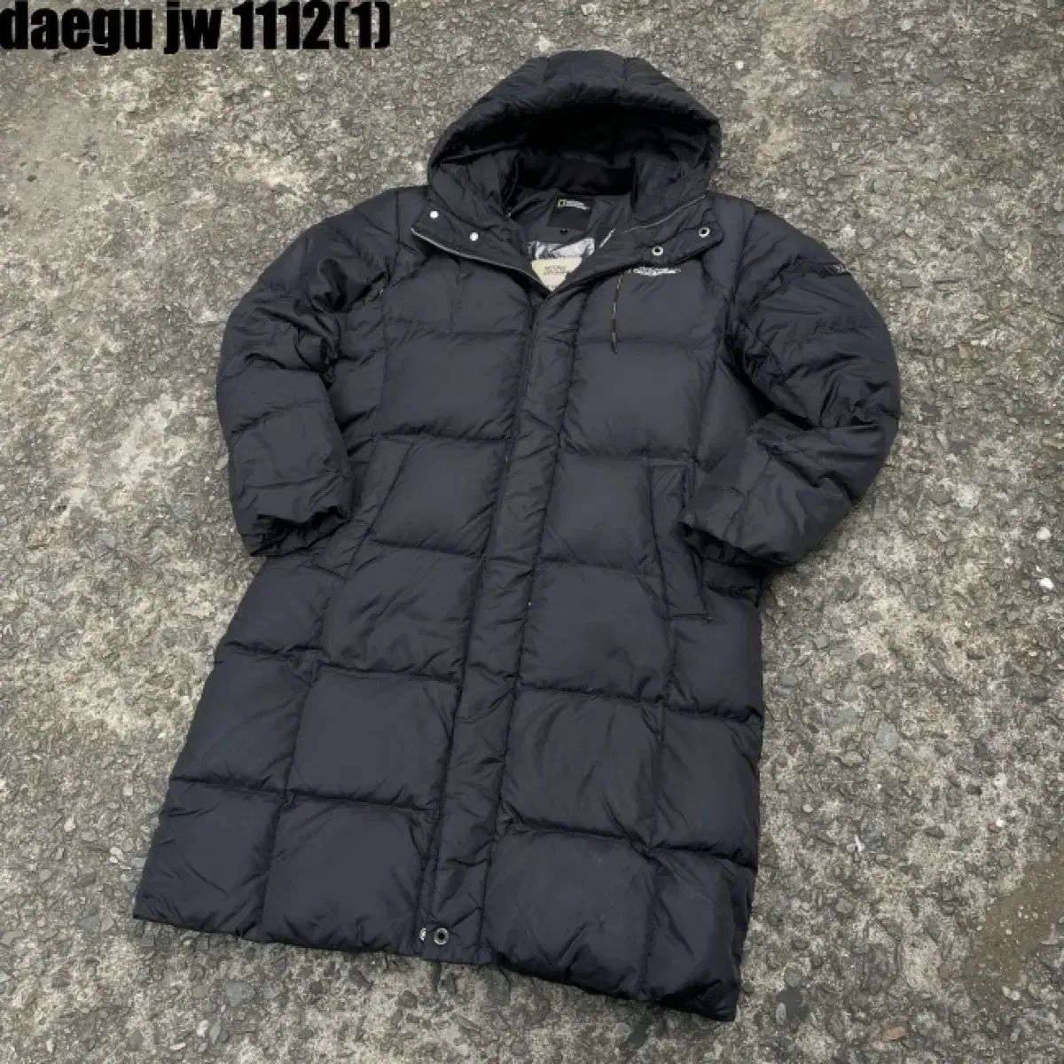 ナショナルジオグラフィック ロングダウンジャケット ダウン L