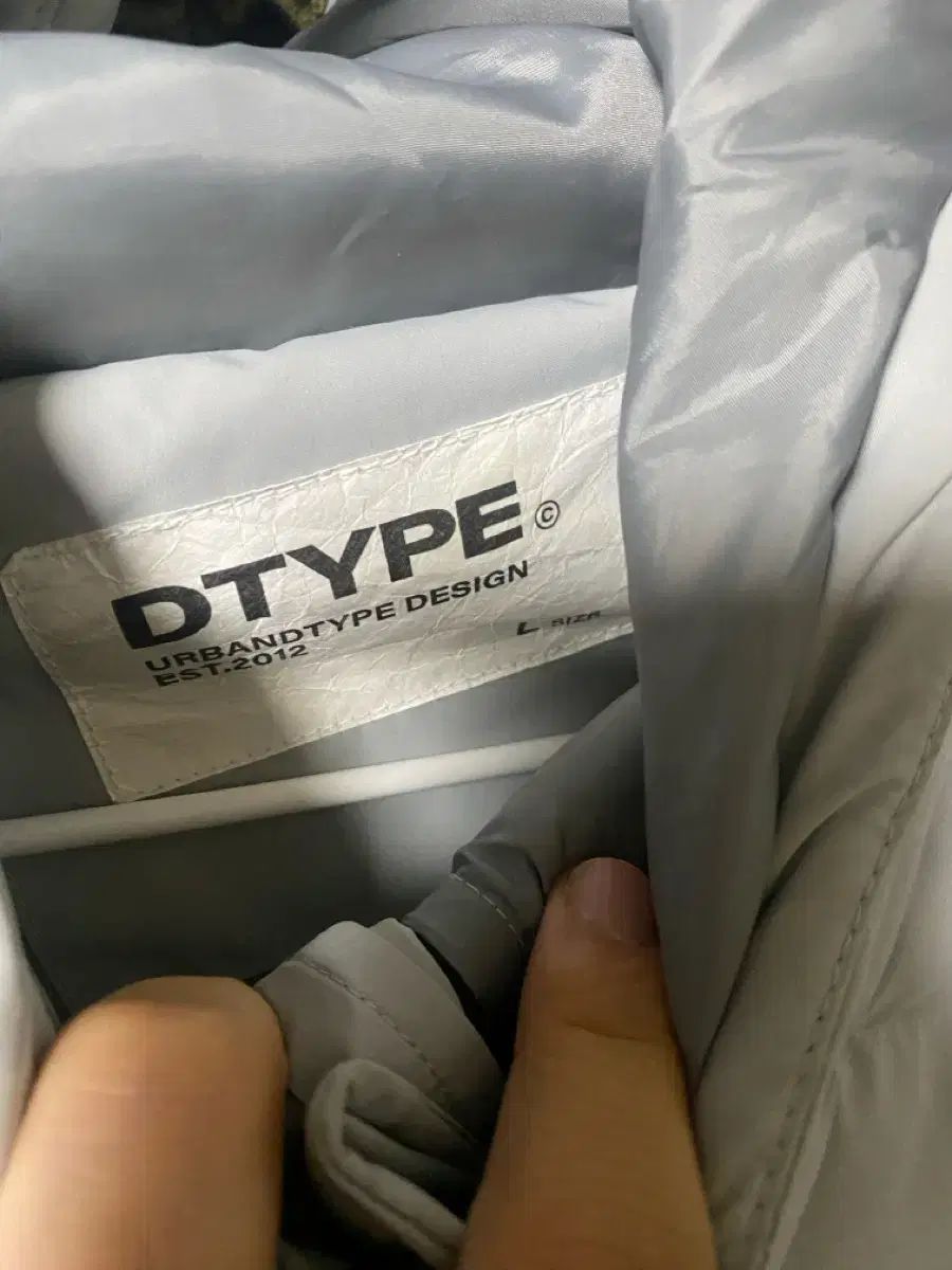 URBANDTYPE アーバンディタイプ ライト グレー ダウン L