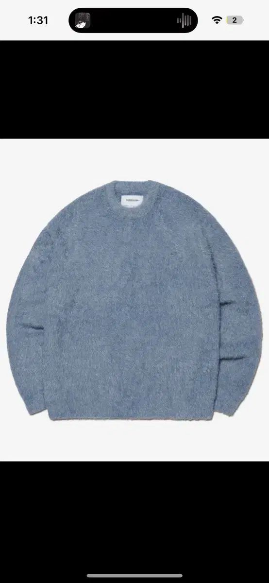 ノーマニュアル CROPPED HAIRY KNIT - MARINA