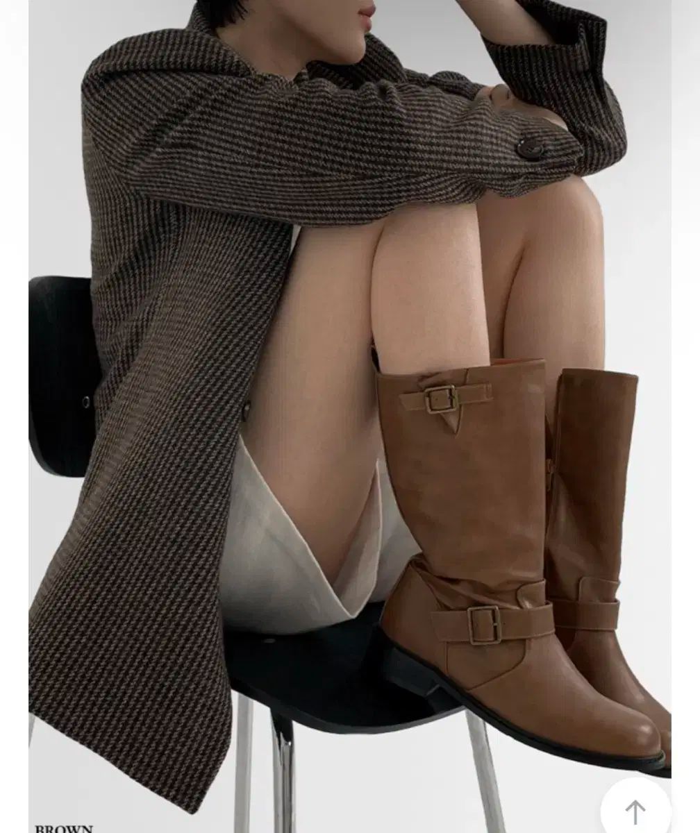 オータム バックルブーツ ブラウン 240 3 cm