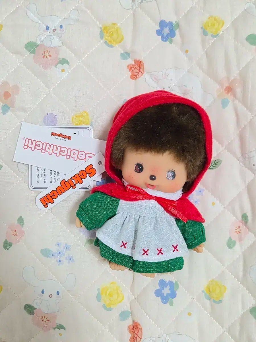 セキグチ 赤ケープ ベベチチ モンチッチ ぬいぐるみ