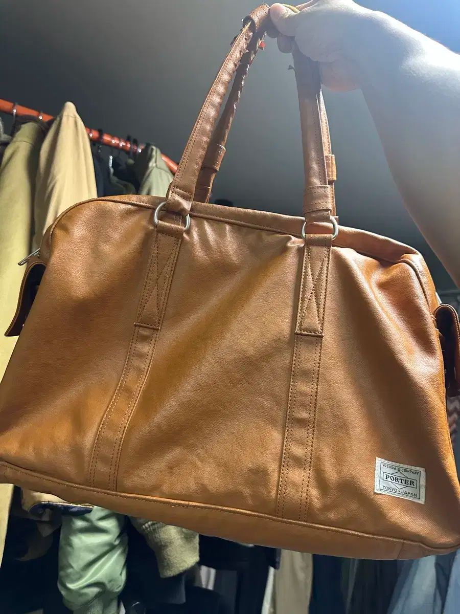 Porter 吉田ポーター フリースタイル ボストンバッグ キャメル