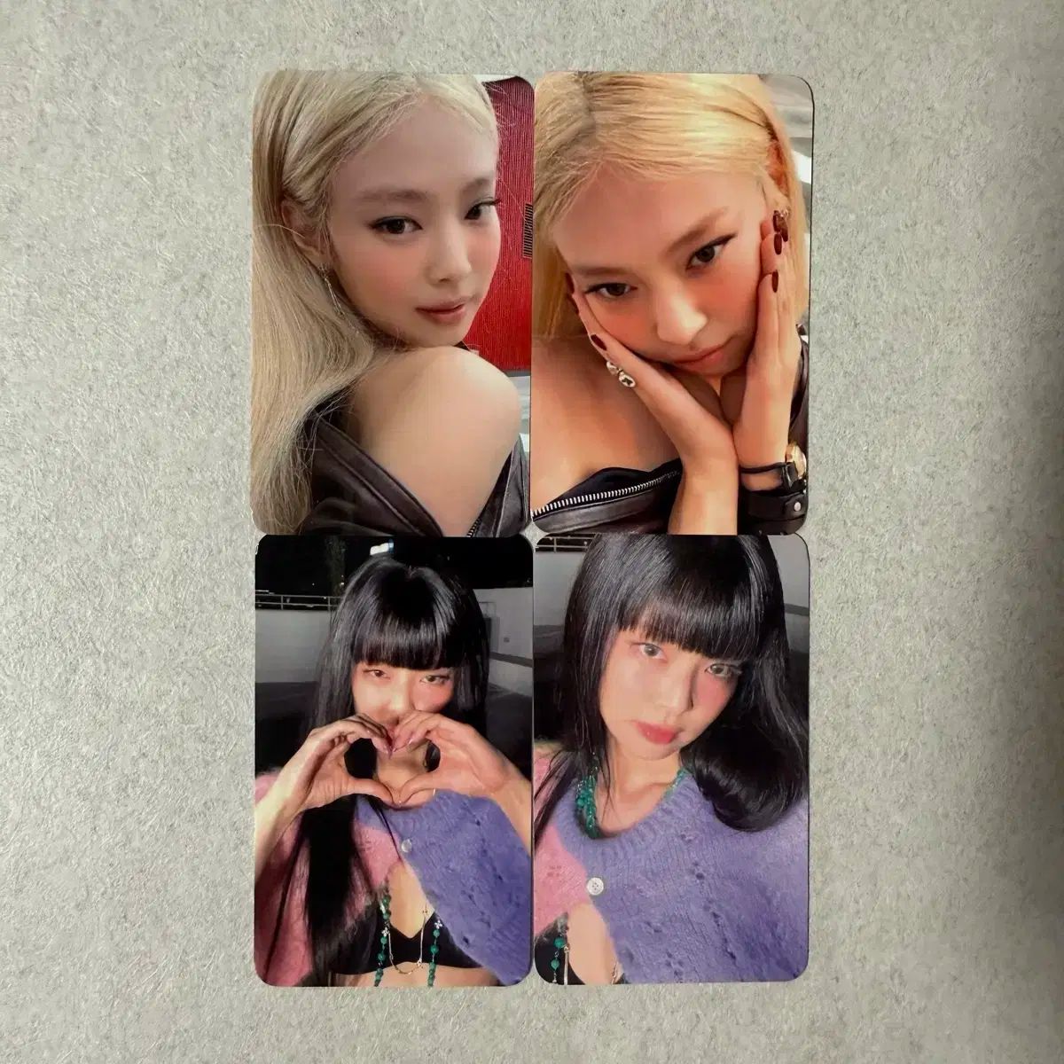 BLACKPINK ジェニ 公開番組 サノク トレカ 4種