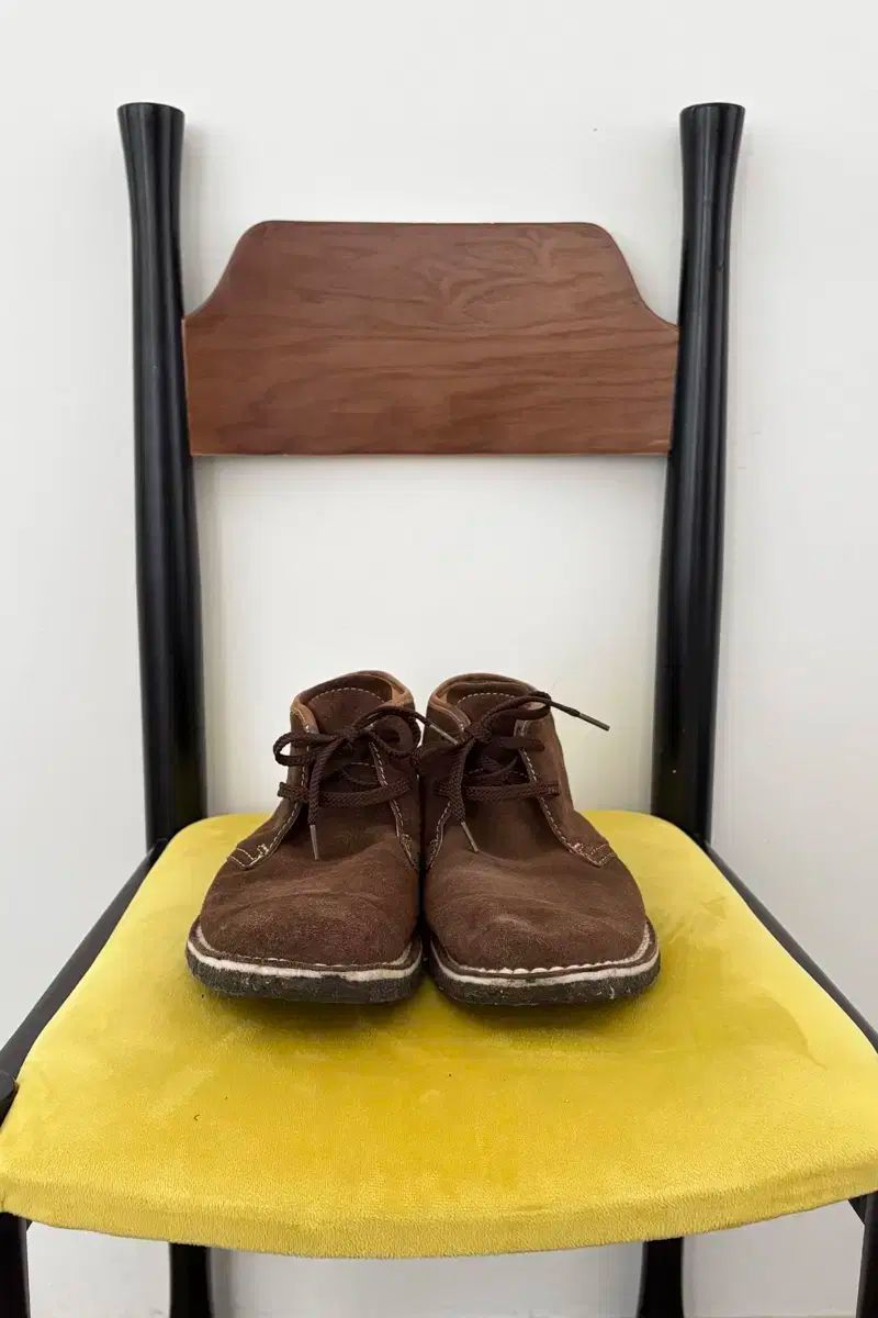 スウェード ブラウン アンクル ブーツ