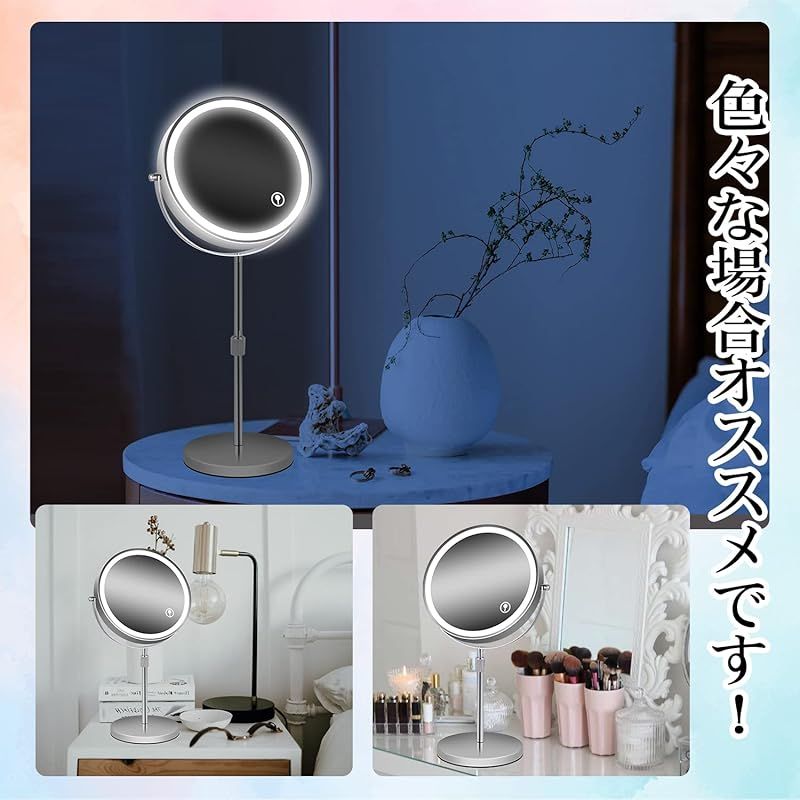 80s アイアンフレーム 卓上 スタンドミラー レトロポップ モダン