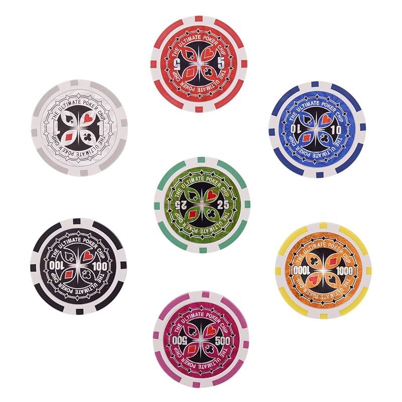 GYMAX ポーカーチップ ポーカー チップ 300枚 カジノチップ ポーカー