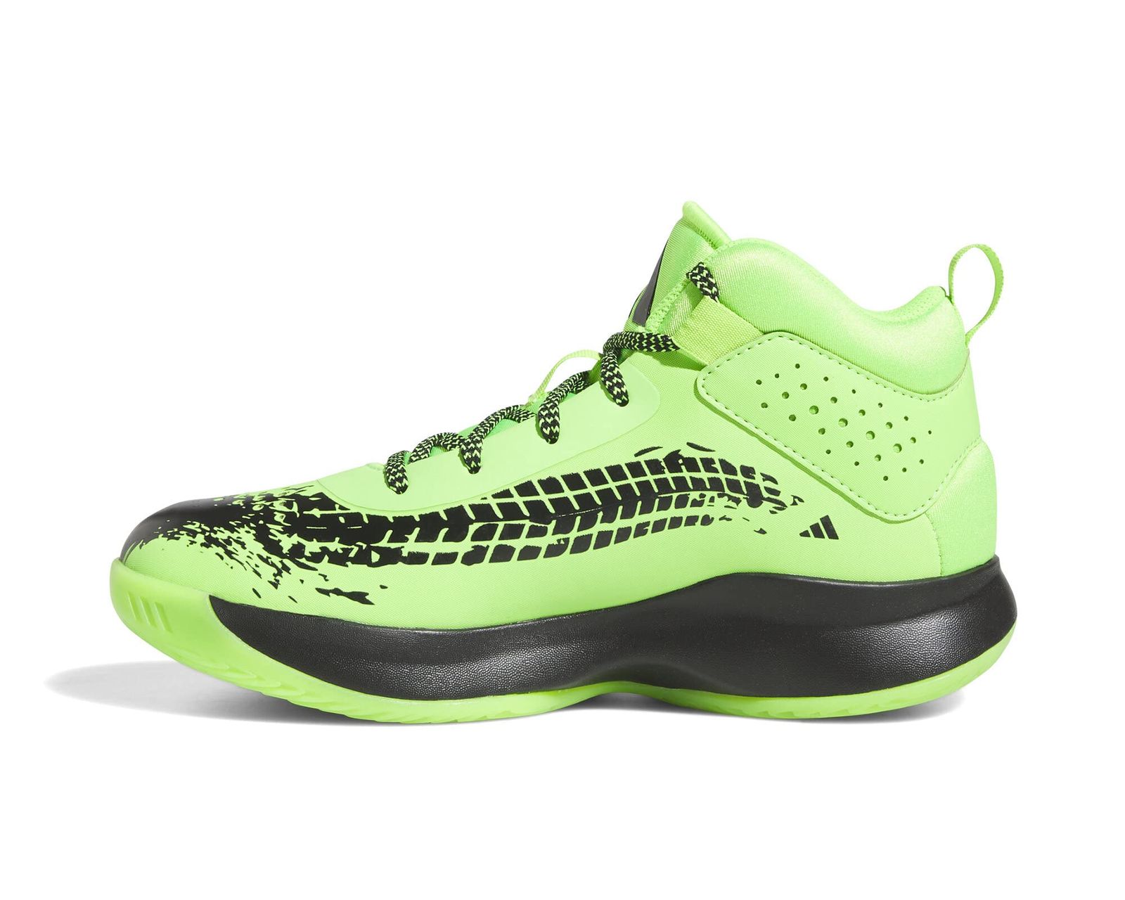 アディダス バスケットボールシューズ Cross Em Up 5 キッズ チームソーラーグリーン コアブラック HQ 8496 21.0 cm