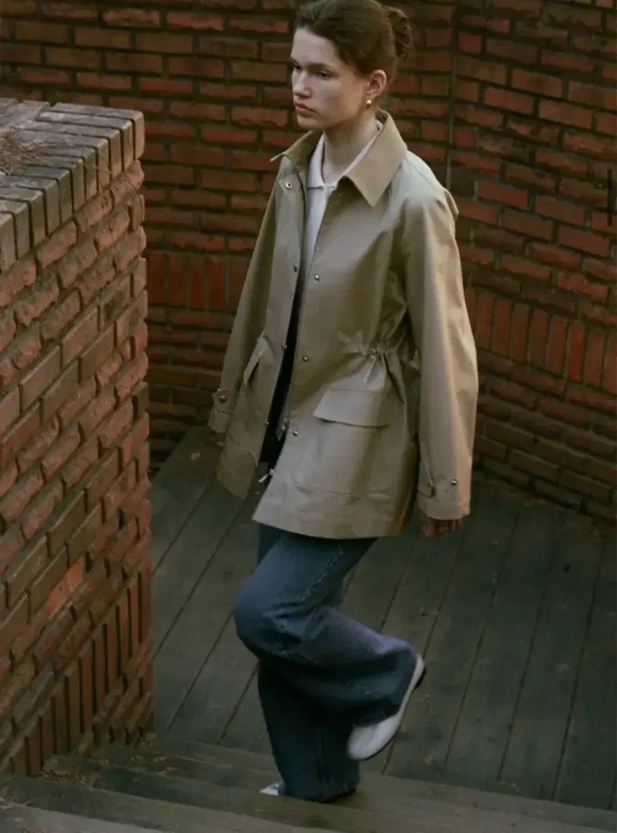 ステップアラウンド ベージュ ハンティング ジャケット