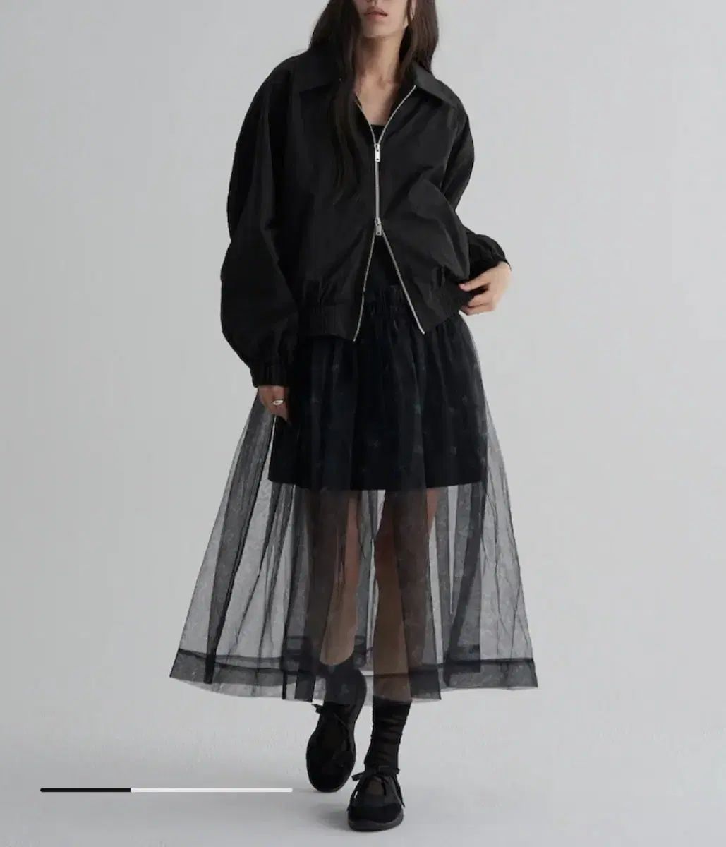 メルカリshop取引では対象外 8seconds エイトセカンズ ミンジュ MINJU フリル ブルゾン S