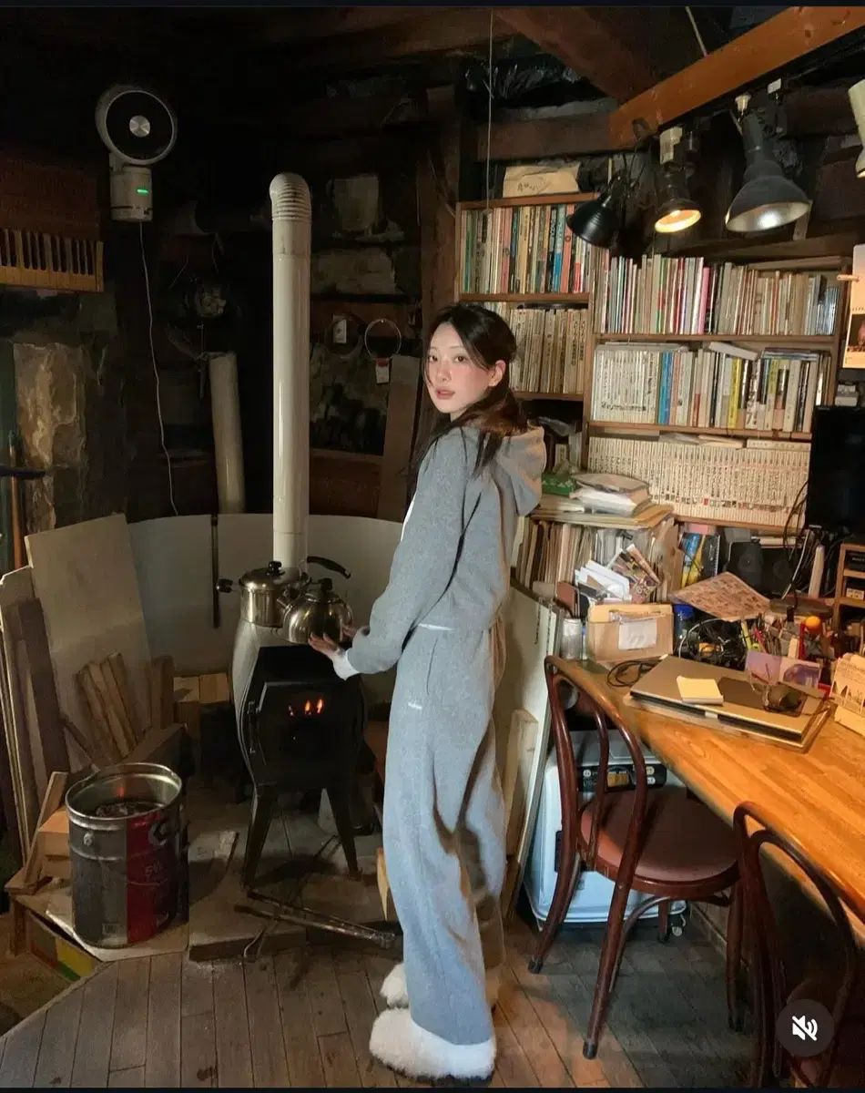 ondemin スノウ セットアップ グレー