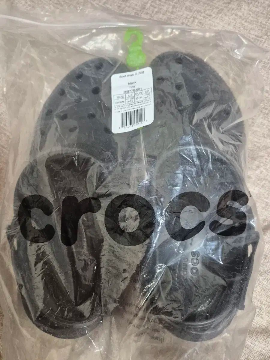 Crocs デュエット Max Klogg Black 280