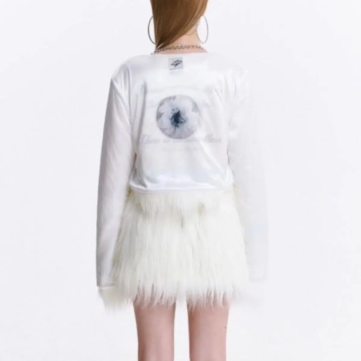 csd club 씨에스디クラブ 白 リバーシブル ファー ボレロ