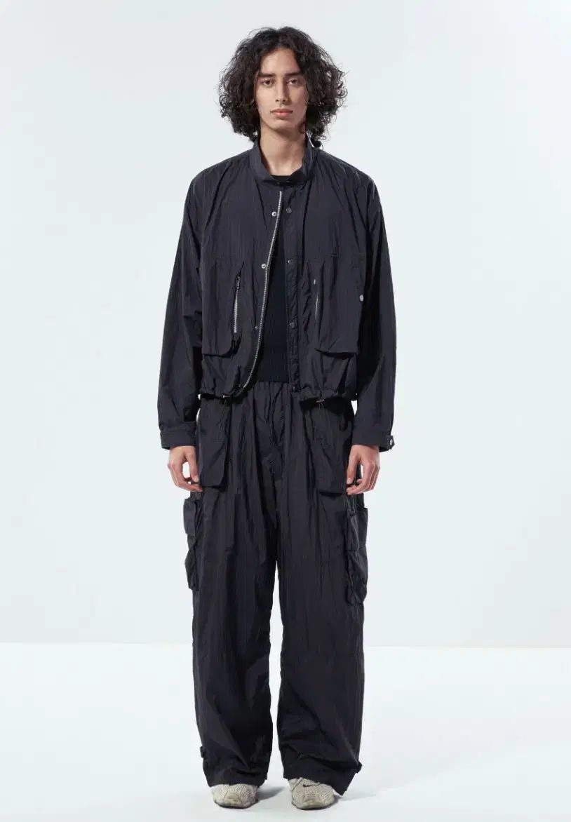 アンチプラットフォーム オーバーサイズ フライト マウンテンパーカー パラシュート セットアップ M