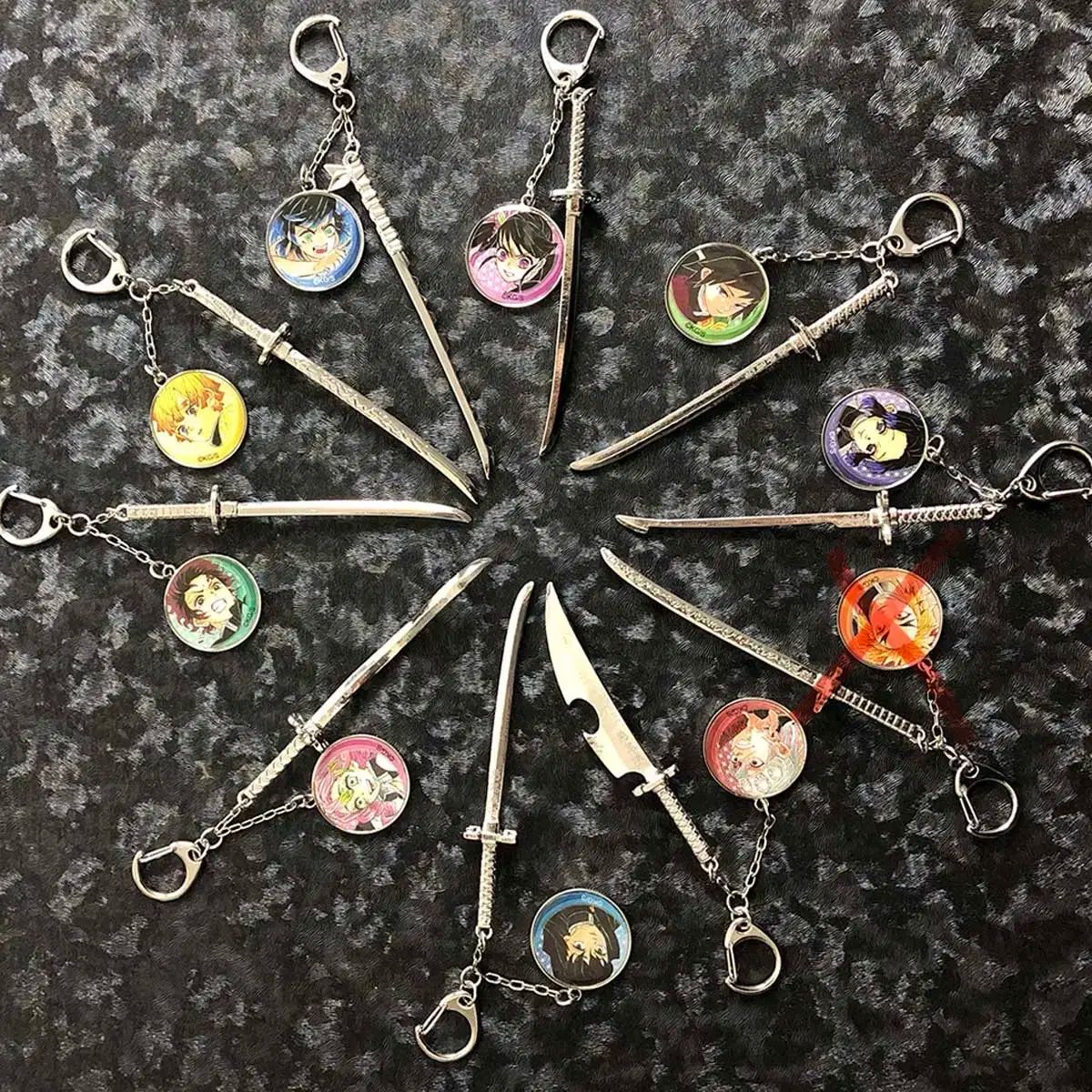 鬼滅の刃 JUMP SHOP 原画 日輪刀キーホルダー