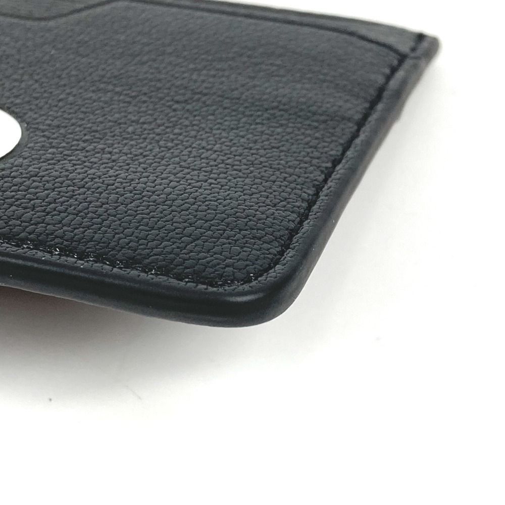  Anya Hindmarch アニヤ ハインドマーチ カードケース Eyes カード ケース レザー ブラック 名刺入れ 小物