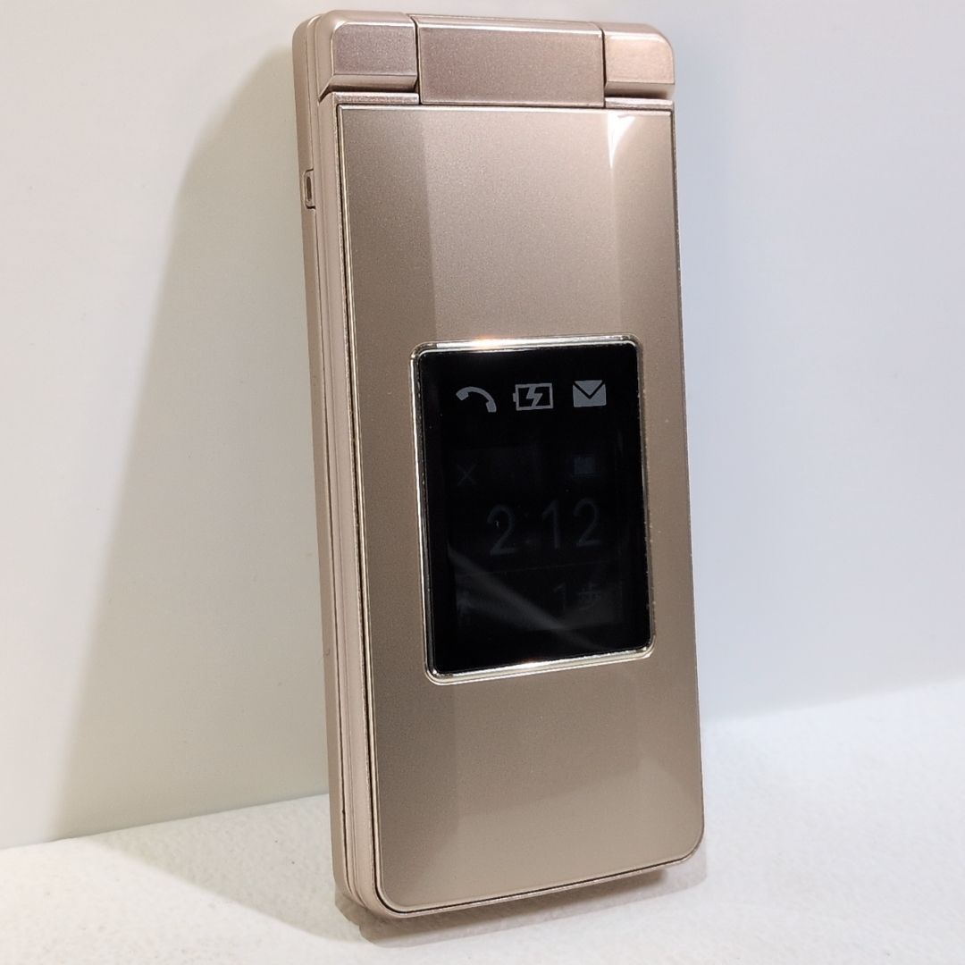 SoftBank ソフトバンク SHARP A207SH ゴールド かんたん携帯 ガラケー 本体のみ