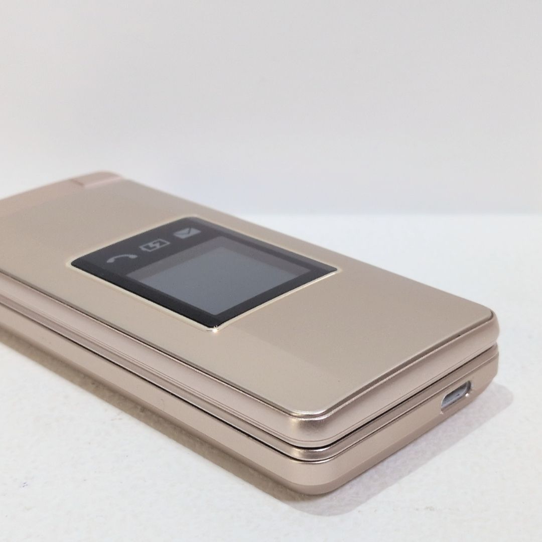 SoftBank ソフトバンク SHARP A207SH ゴールド かんたん携帯 ガラケー