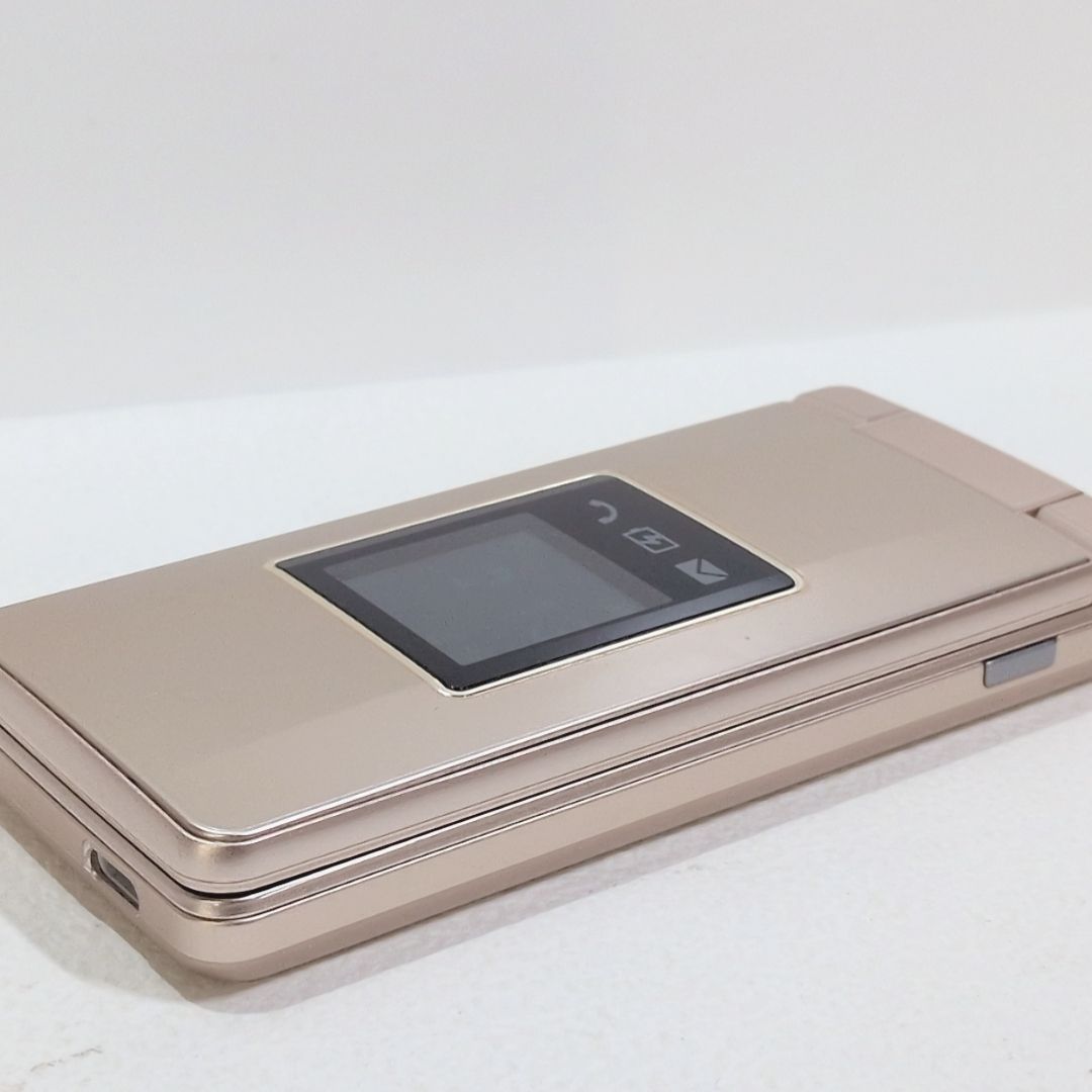 SHARP 807SH SoftBank ゴールド 折りたたみ式携帯電話 ガラケー かんたん携帯10 807SH softbank ゴールド 超美品
