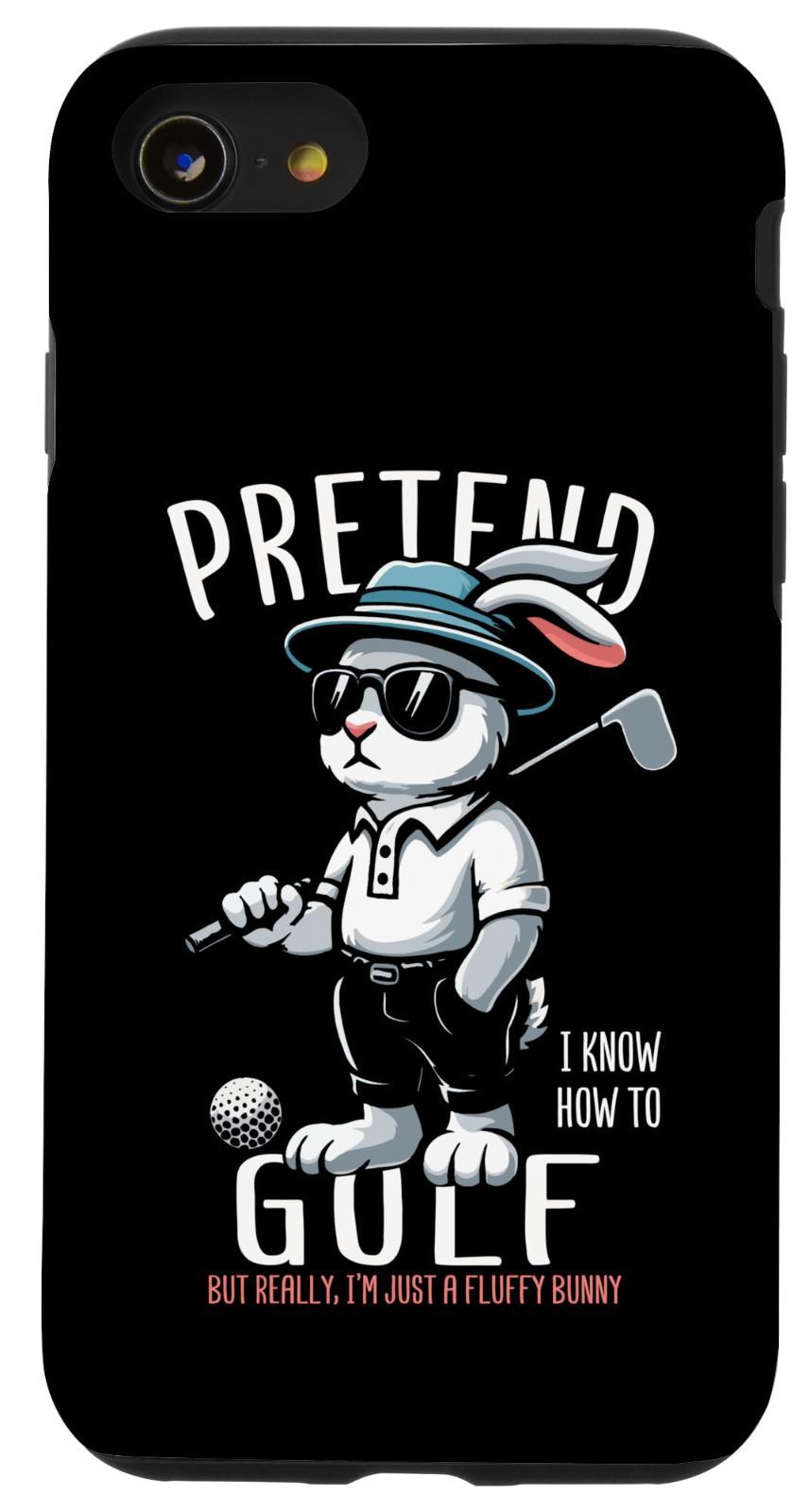 新着商品】ゴルフ バニー ゴルフ ウサギ スマホケース iPhone SE (2020