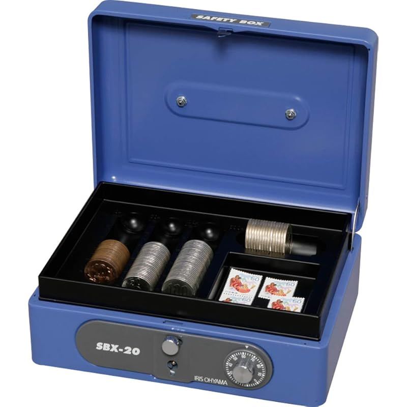 アイリスオーヤマ(IRIS OHYAMA) 金庫 手提げ金庫 ダイヤル式 ダブル