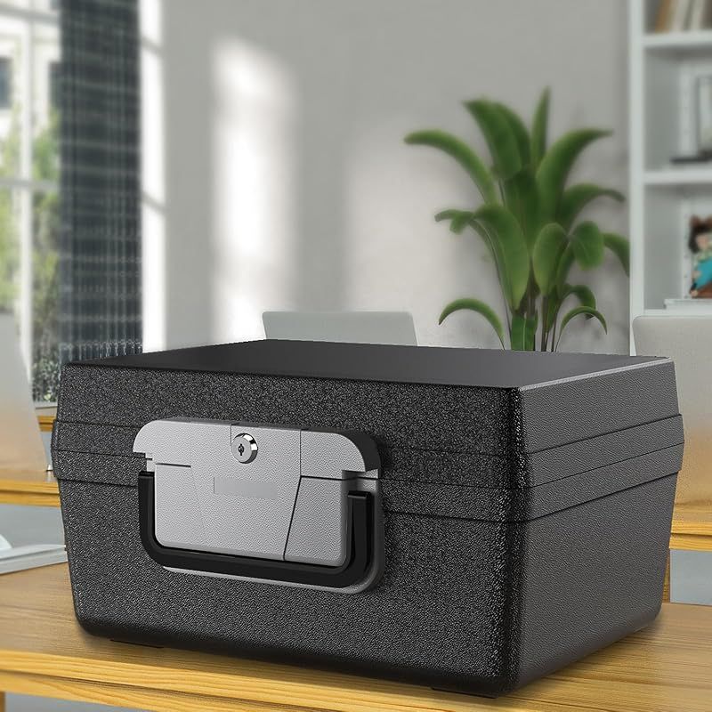 プラス 金庫 電子ロック 手提金庫 Mサイズ グレー CB-020HL 13-101 0