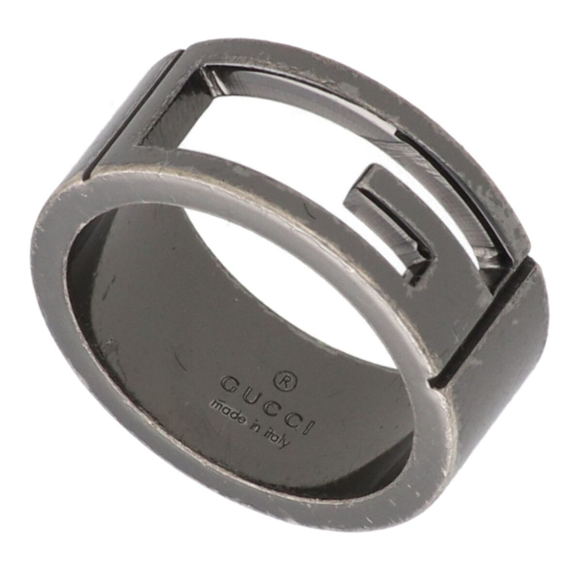 GUCCI グッチ 指輪 リング Gロゴ シルバーリング 8号 25005459 YM
