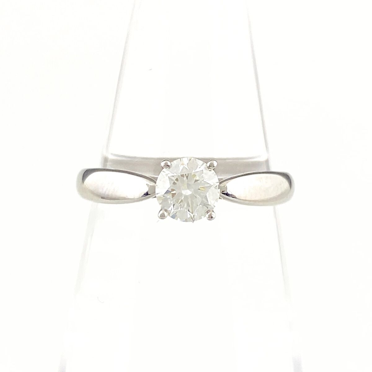 ティファニー TIFFANY-Co. ダイヤモンド デザインリング プラチナ 指輪 リング 7.5号 Pt950 ダイヤモンド レディース