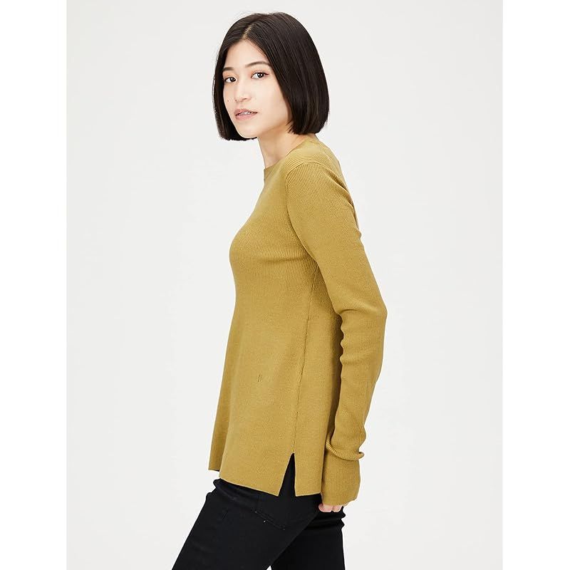 ミラオーウェン クルーネックリブニット レディース CML 0