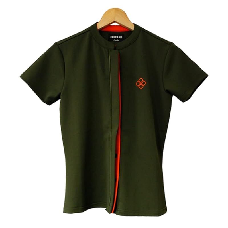 DCL21S002 FLY FRONT SHIRT S-カーキ