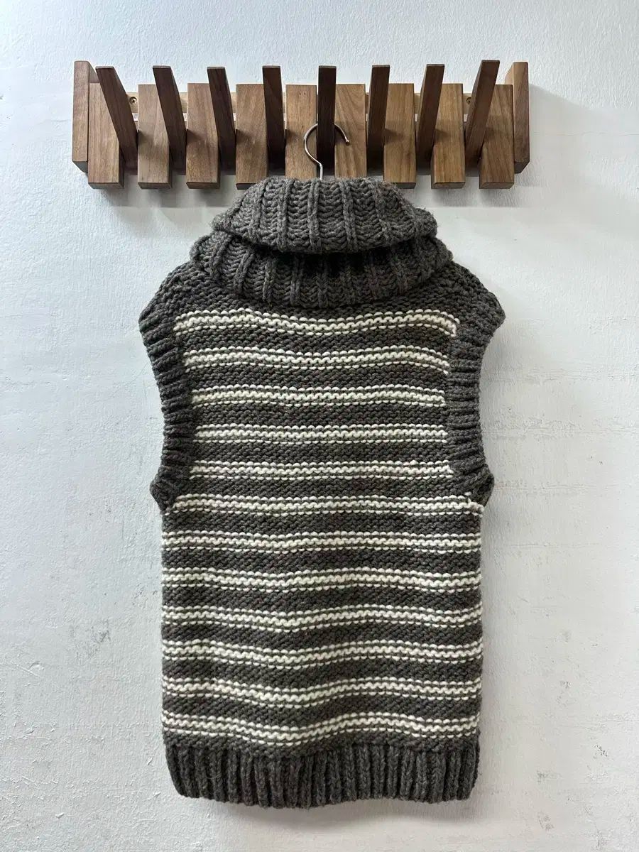 ヘビーウール ウッドボタン