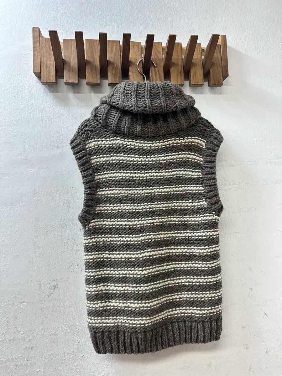 ヘビーウール ウッドボタン