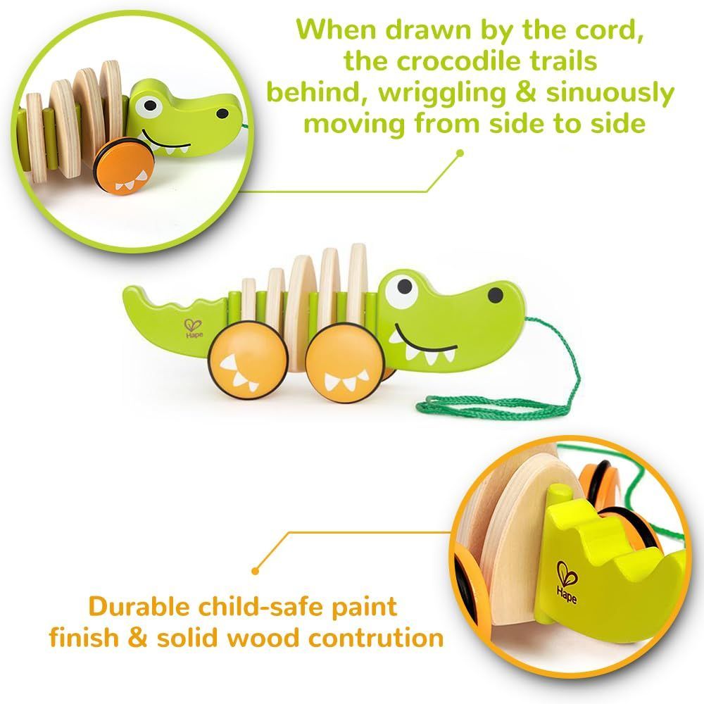 数量限定】Hape(ハペ) おさんぽワニさん E0348 - メルカリ