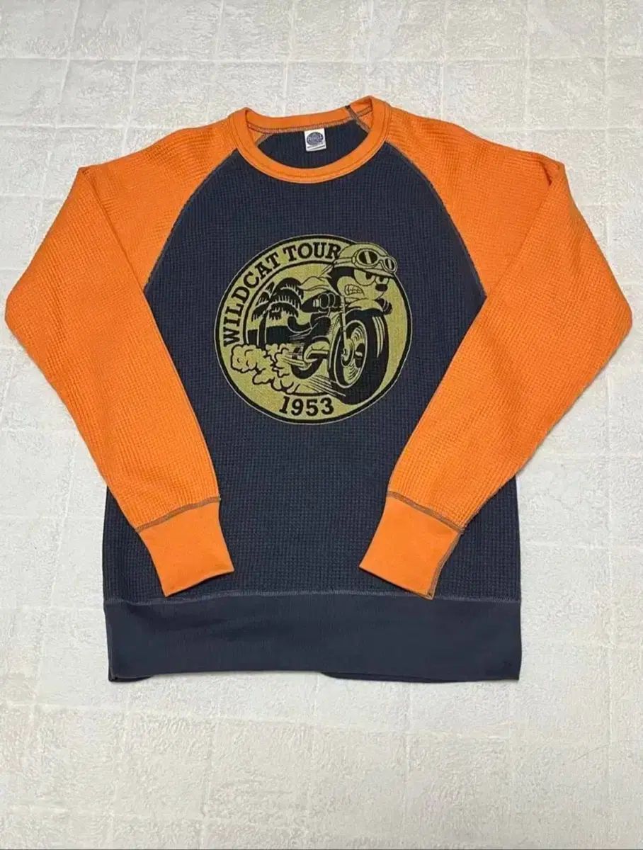 M トイズマッコイ ワイルド キャット ワッフル Tシャツ