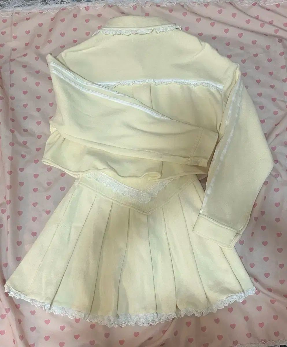 コーデュロイ ライトイエロー セットアップ sサイズ