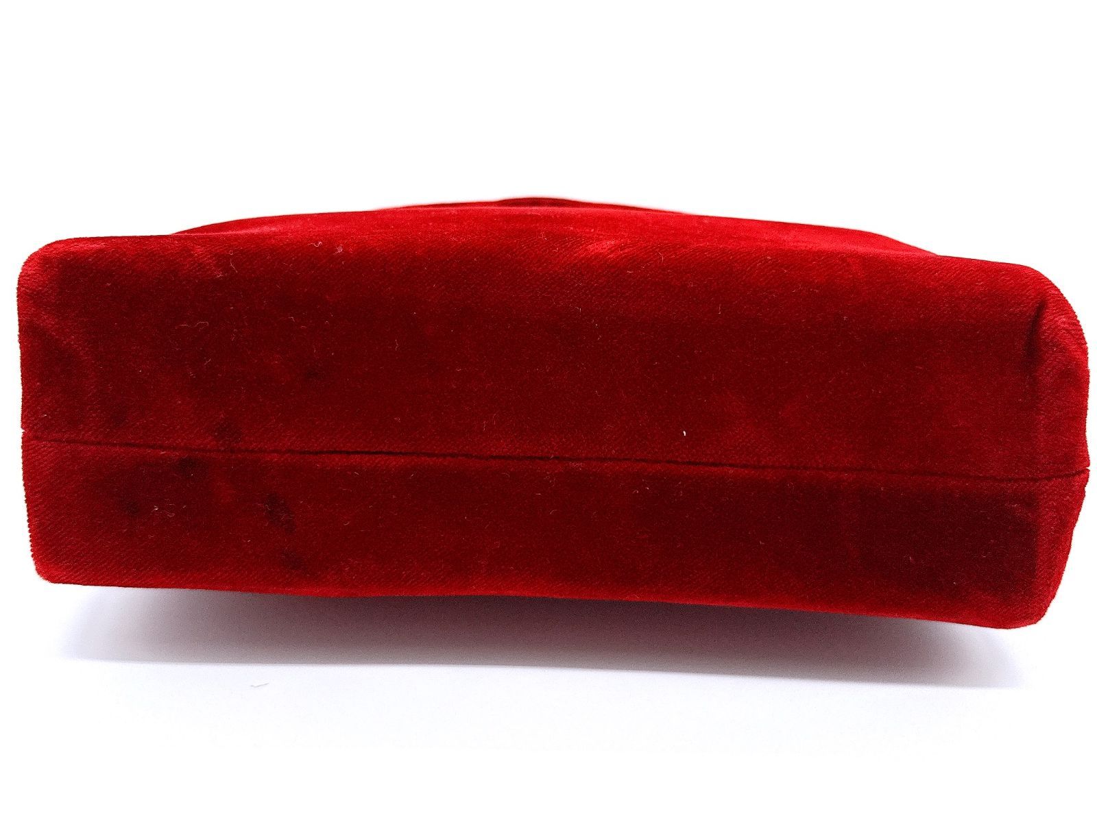 ハンドバッグポリエステルレッド系レディース