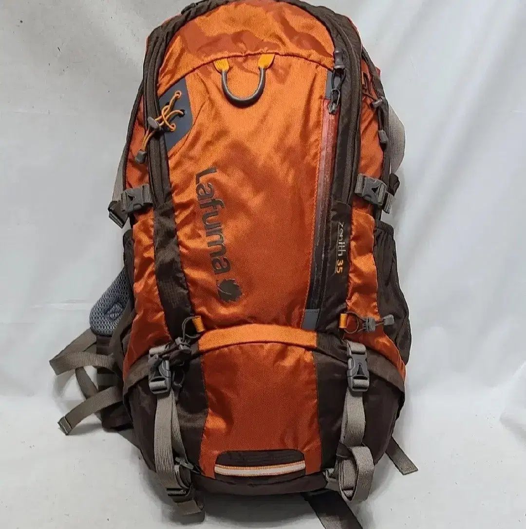 ラフマ 登山リュック 35L オレンジ色