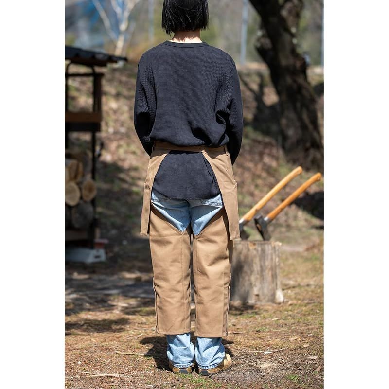 【本物保障】 ファイヤーサイド×グリップスワニー ファイヤーガードチャップス 難燃 薪づくり 焚き火 アウトドア コヨーテ