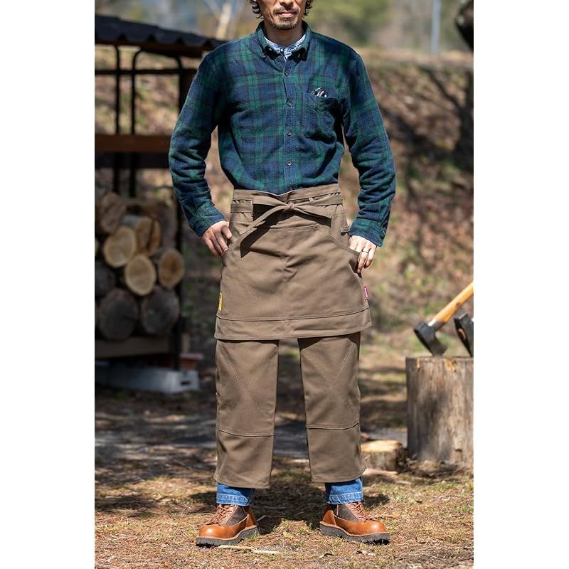 ファイヤーサイド グリップスワニー ファイヤーガードチャップス 難燃 薪づくり 焚き火 アウトドア ブラック