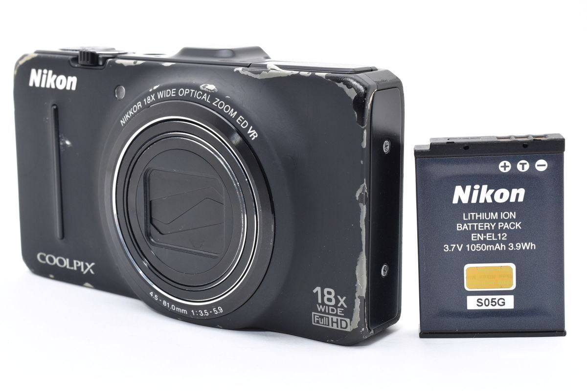 |Nikon COOLPIX S9300 クールピクス デジタルカメラノーブルブラック |Y057