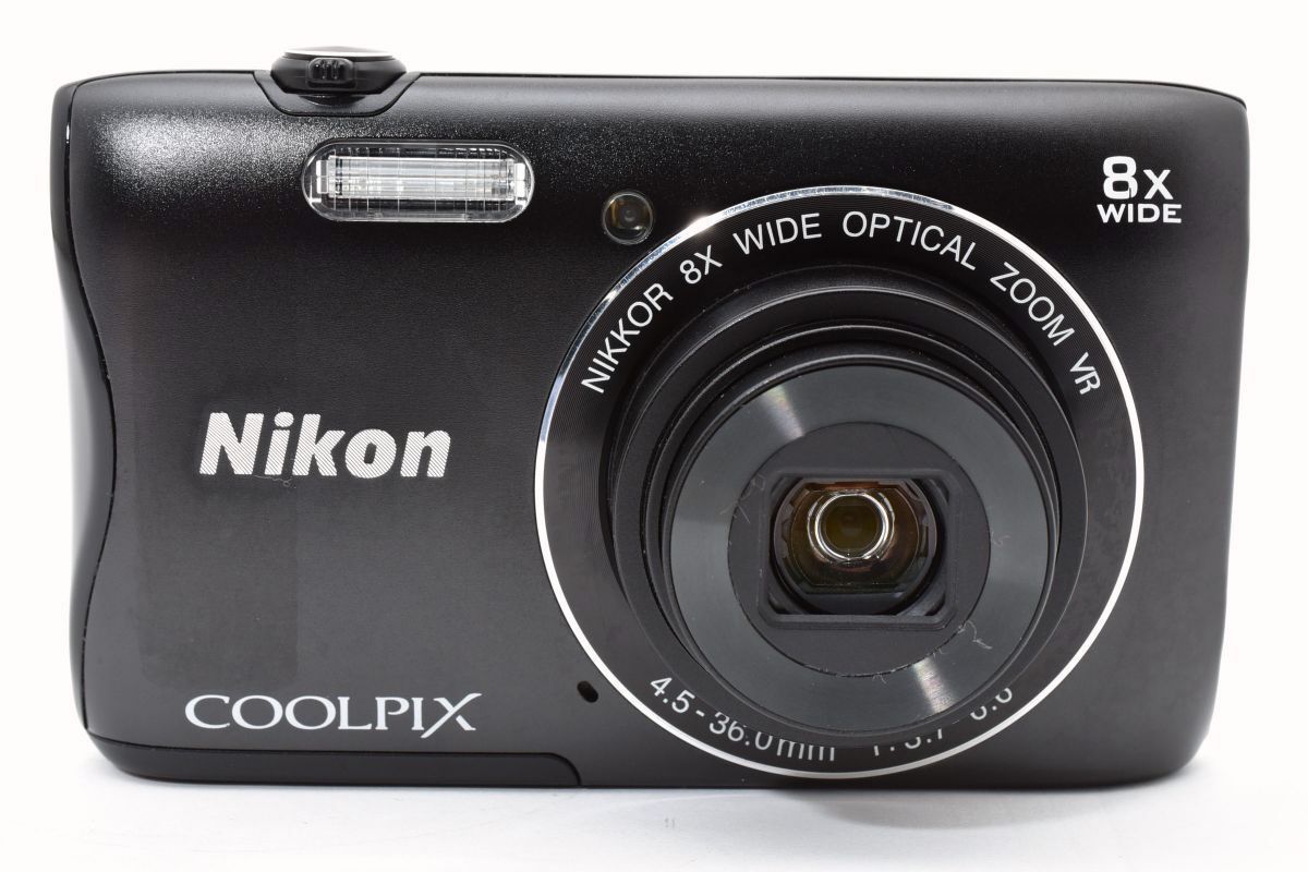 ｜Nikon COOLPIX S3700 デジタルカメラ ブラック 光学8倍ズーム 2005万画素｜Y039 ANARI_COM_TR