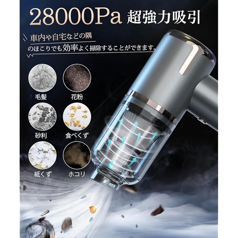 節約 BeeTool ハンディクリーナー 多機能【2025新登場】車用掃除機