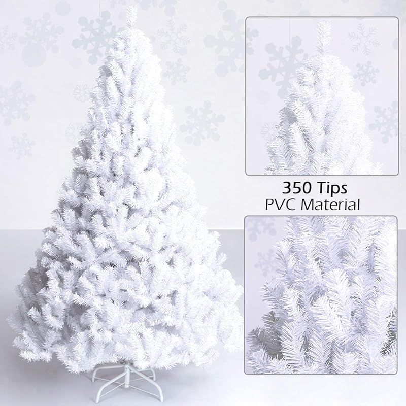 Costway クリスマスツリー 150cm 白 ホワイト クリスマス ツリー