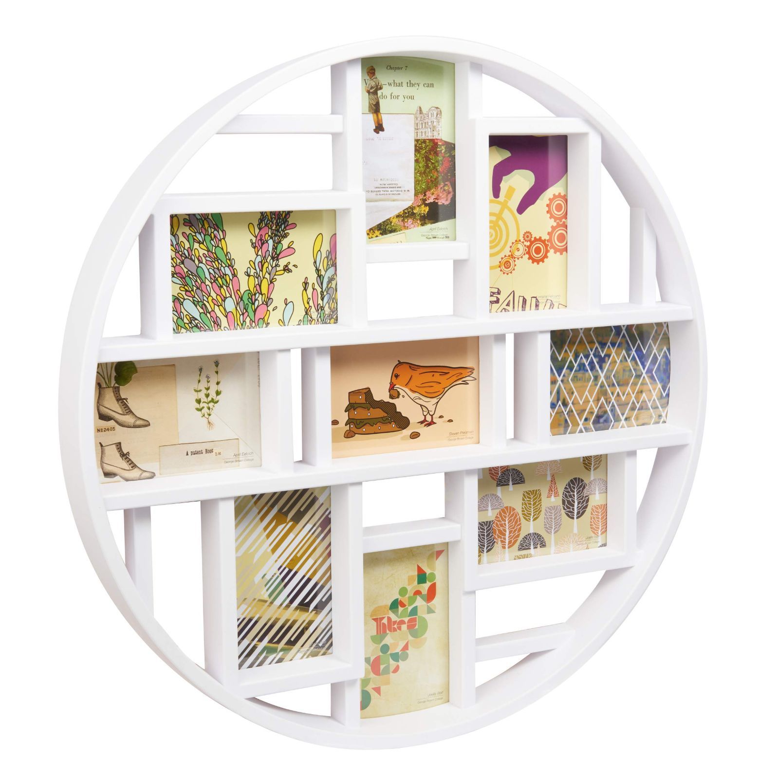 新着商品】【umbra】 フォトフレーム LUNA ルナ ホワイト マルチ9面