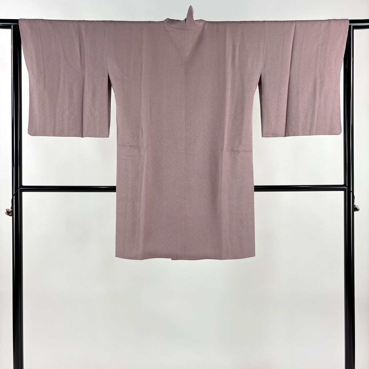 道行 身丈95 cm 裄丈65 M 和装コート 被布衿 地紋 薄紫 正絹 秀品