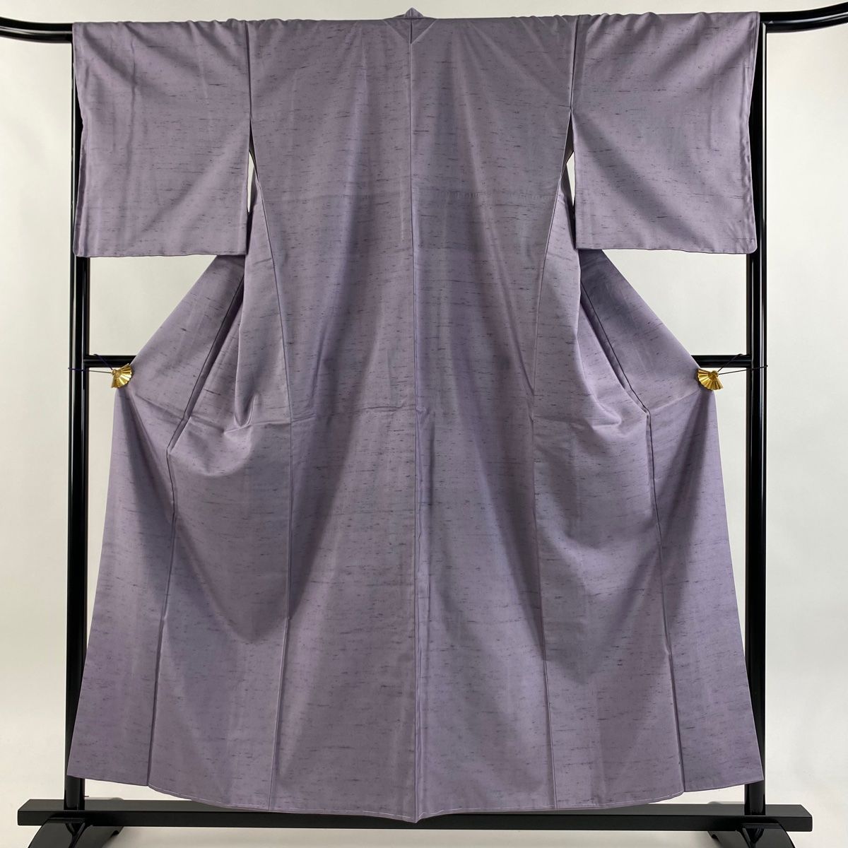 袋帯 秀品 菊 桜 唐織 金糸 茶紫 六通 正絹 【中古】 袋帯 美品 正絹