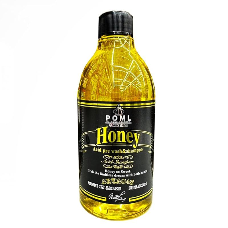 POML ぬぬふぁくとりー Honey コーティング施工車OK！ 酸性カーシャンプー PH3.39 簡単施工 洗車 洗車用品 カー用品 ポムル ハニー 500ml 0