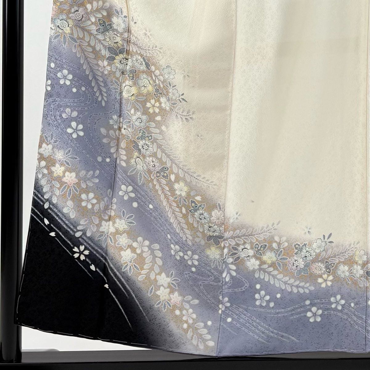 正絹 縮緬 辻が花 訪問着 お値下げしました❣️ 6507 フルセット 付け下げ訪問着 辻が花 辻ヶ花 絞り 作家 縮緬 正絹