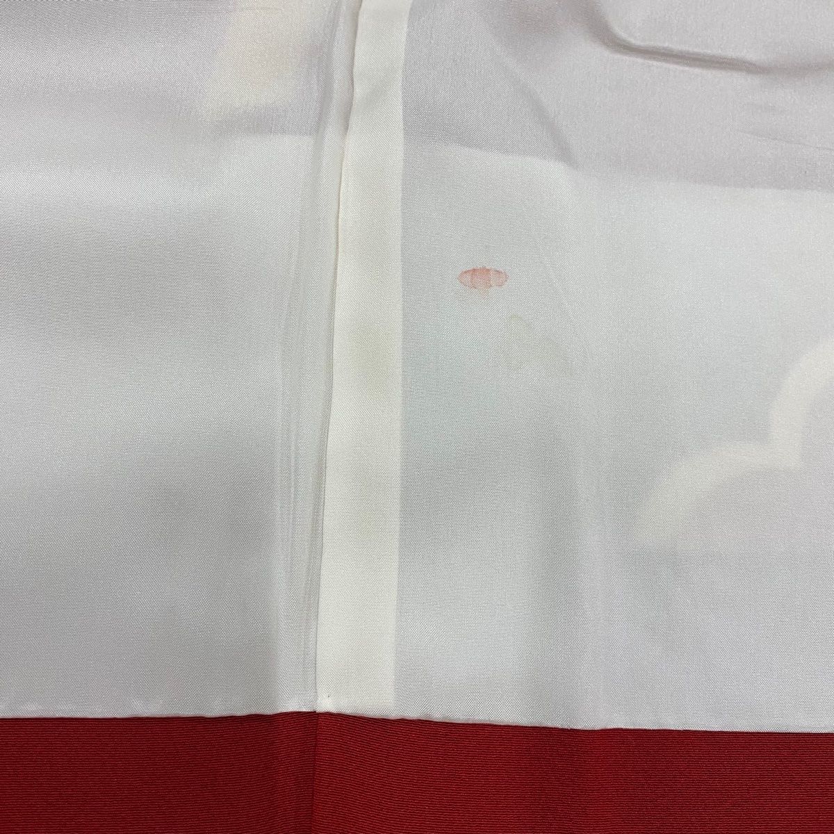  振袖 身丈157.5 cm 裄丈65.5 M 袷 松竹梅 橘 金糸 金彩 赤 正絹 振袖 着物