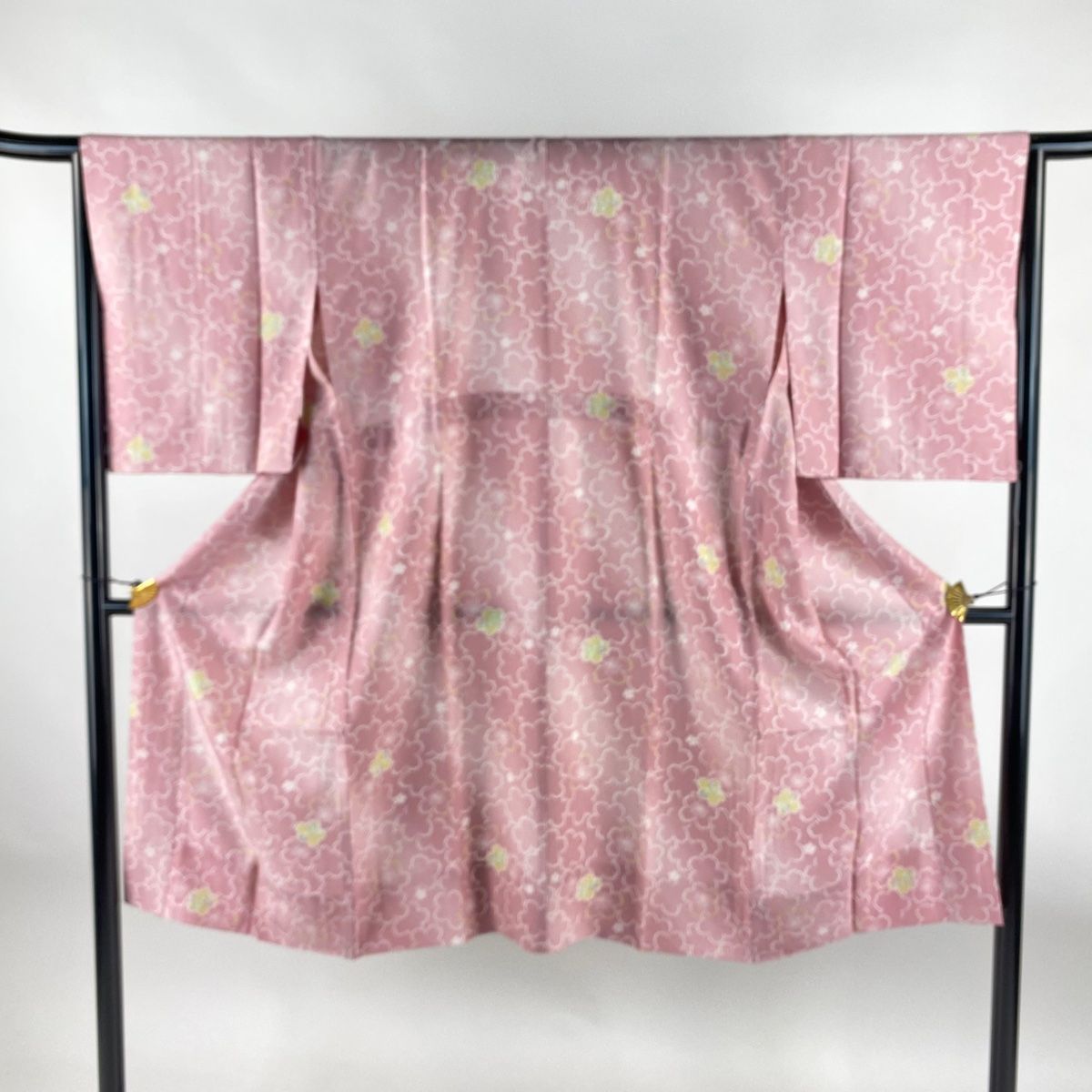 長襦袢 身丈118 cm 裄丈66 M 桜 ぼかし ピンク 正絹 秀品